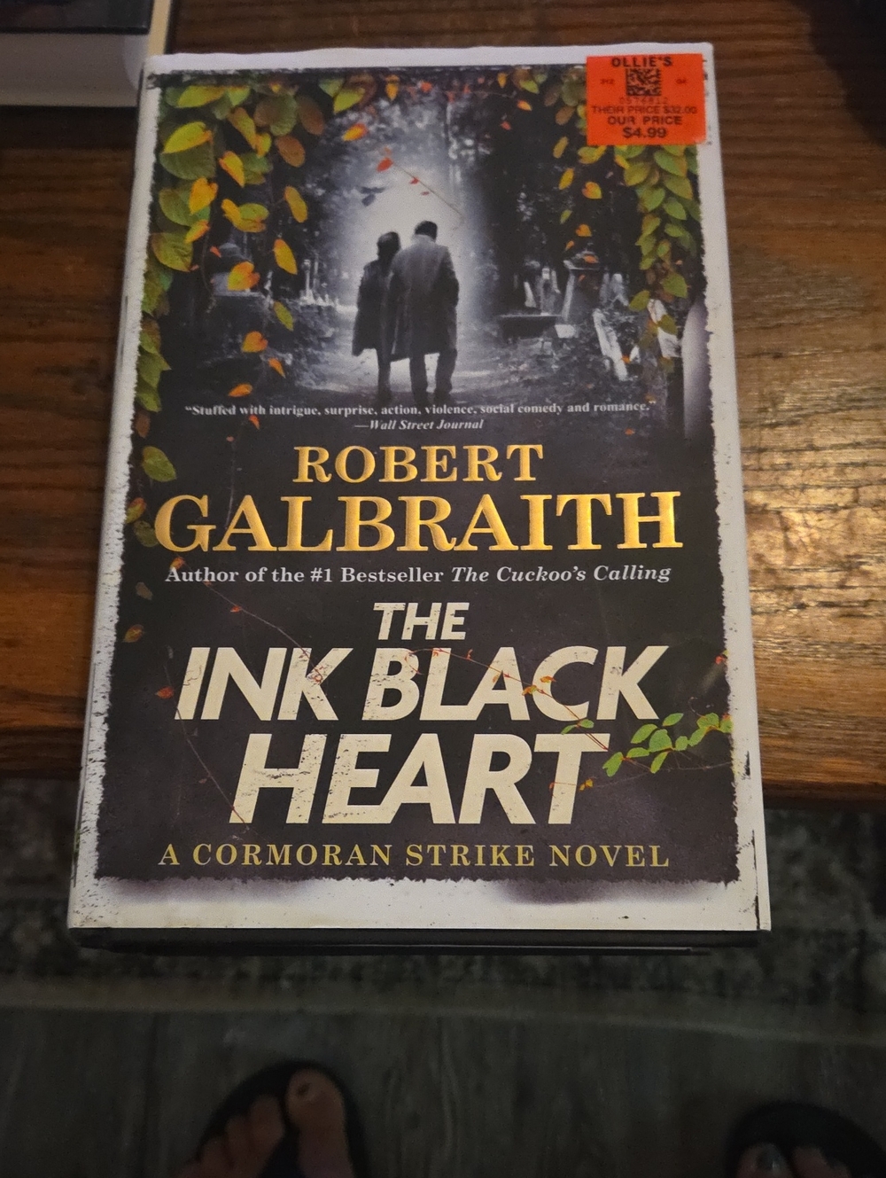 The Ink Black Heart Hardcover - Black/Gold Cover